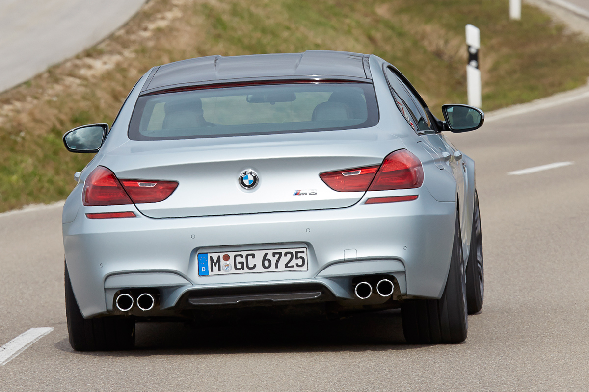 BMW M6 Gran Coupe rear cornering