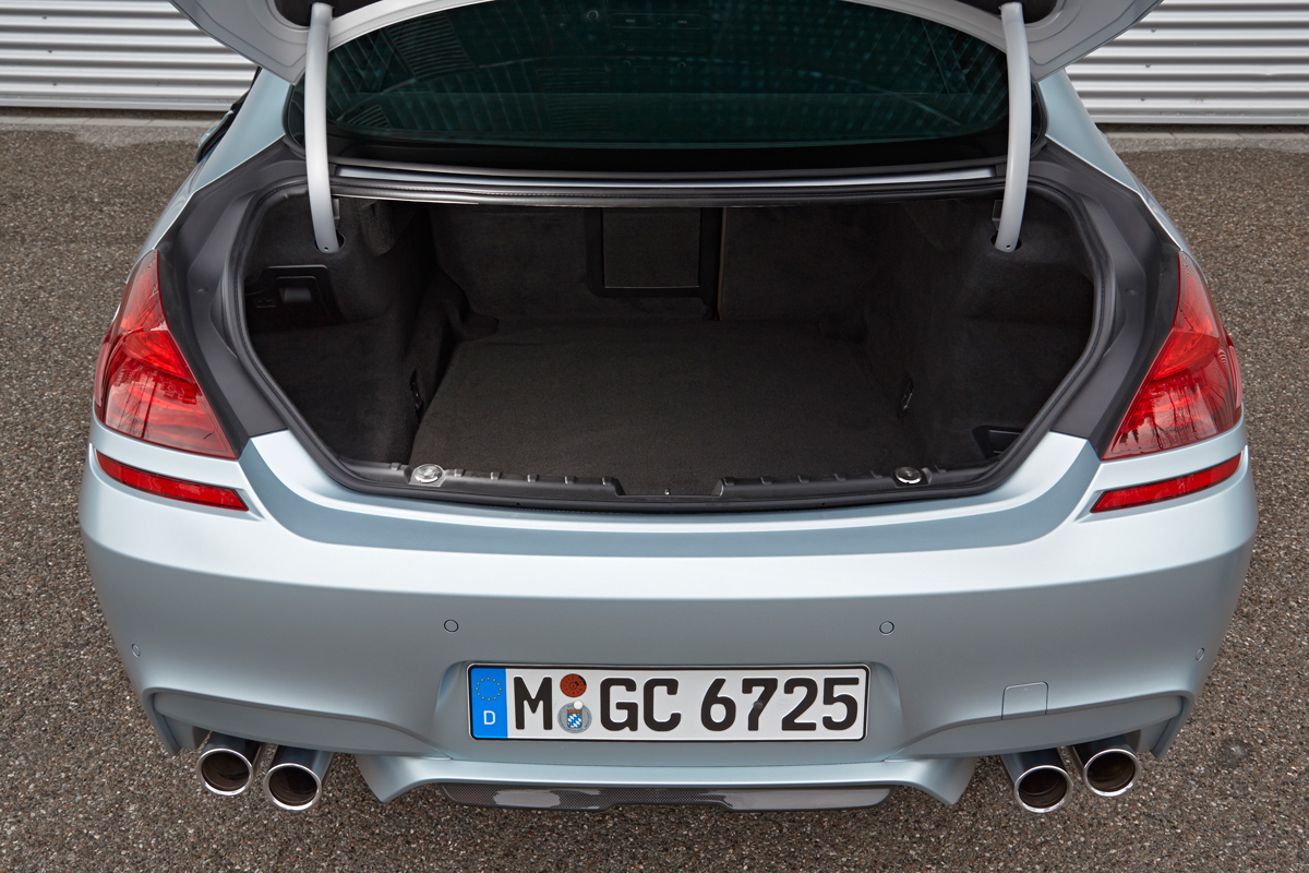 BMW M6 Gran Coupe boot