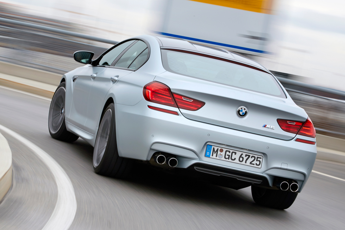 BMW M6 Gran Coupe rear action