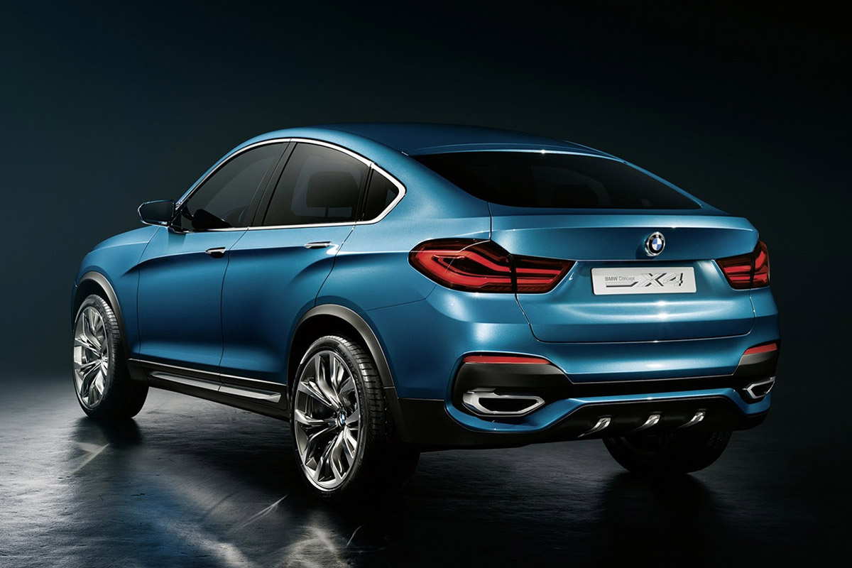 BMW X4 Concept rear three quarter