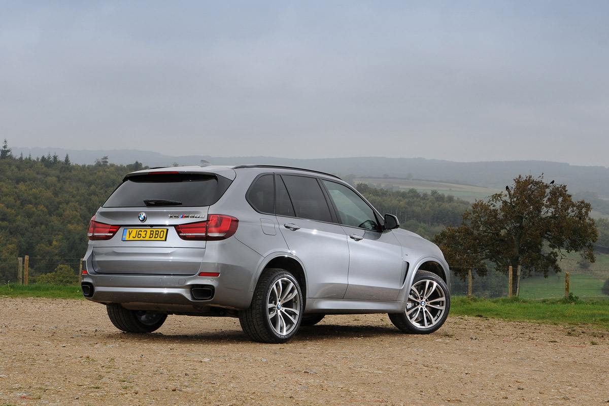 BMW X5 M50d 4x4 2013 rear static
