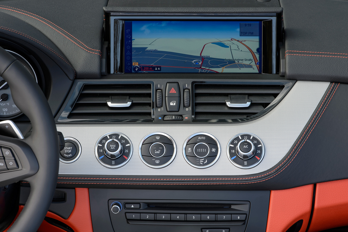 BMW Z4 sat-nav