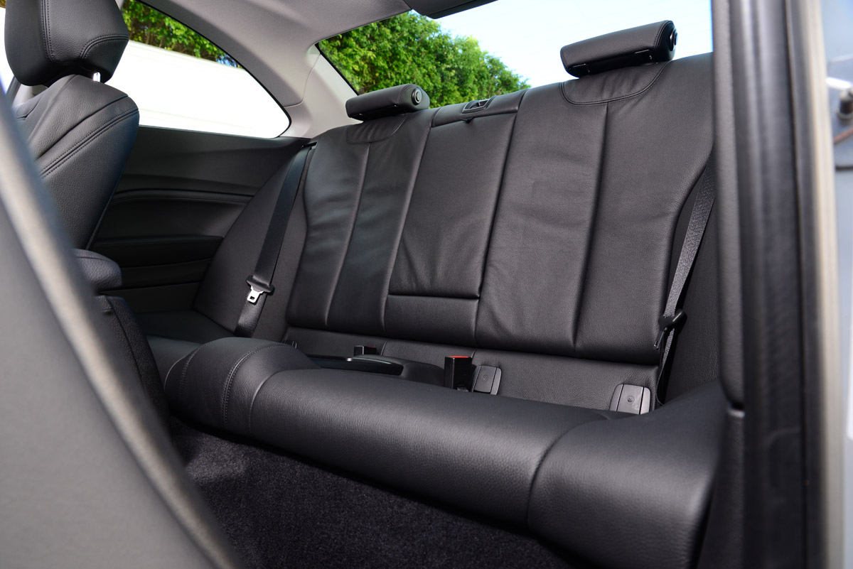 BMW 220d 2014 rear seats