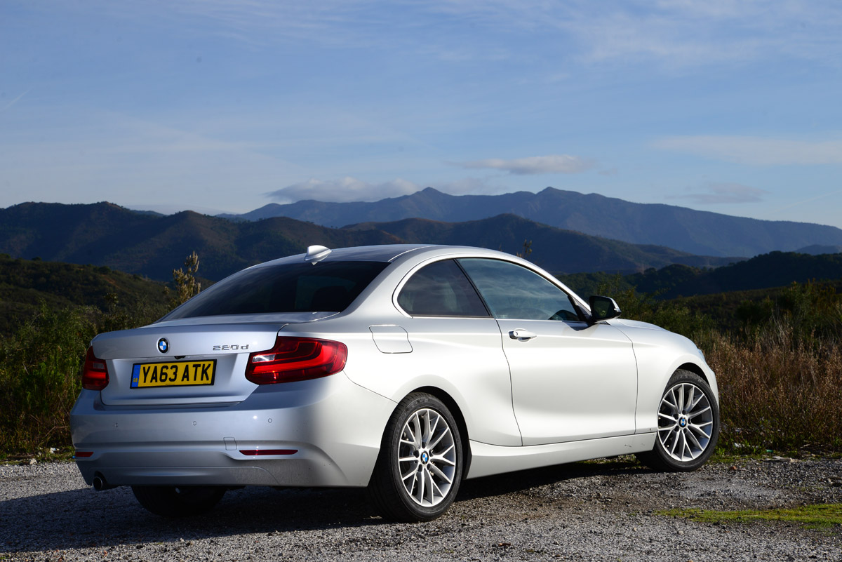 BMW 220d 2014 rear static