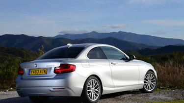 BMW 220d 2014 rear static