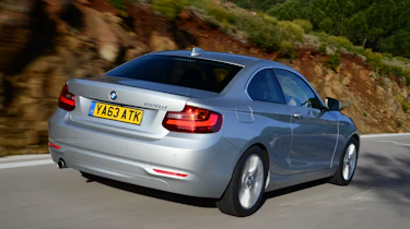BMW 220d 2014 rear tracking