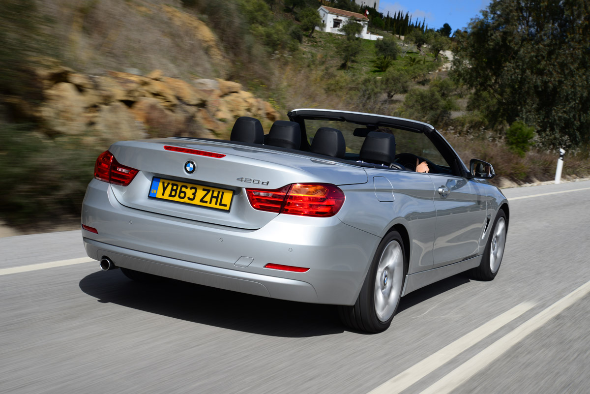 BMW 420d 2014 driving
