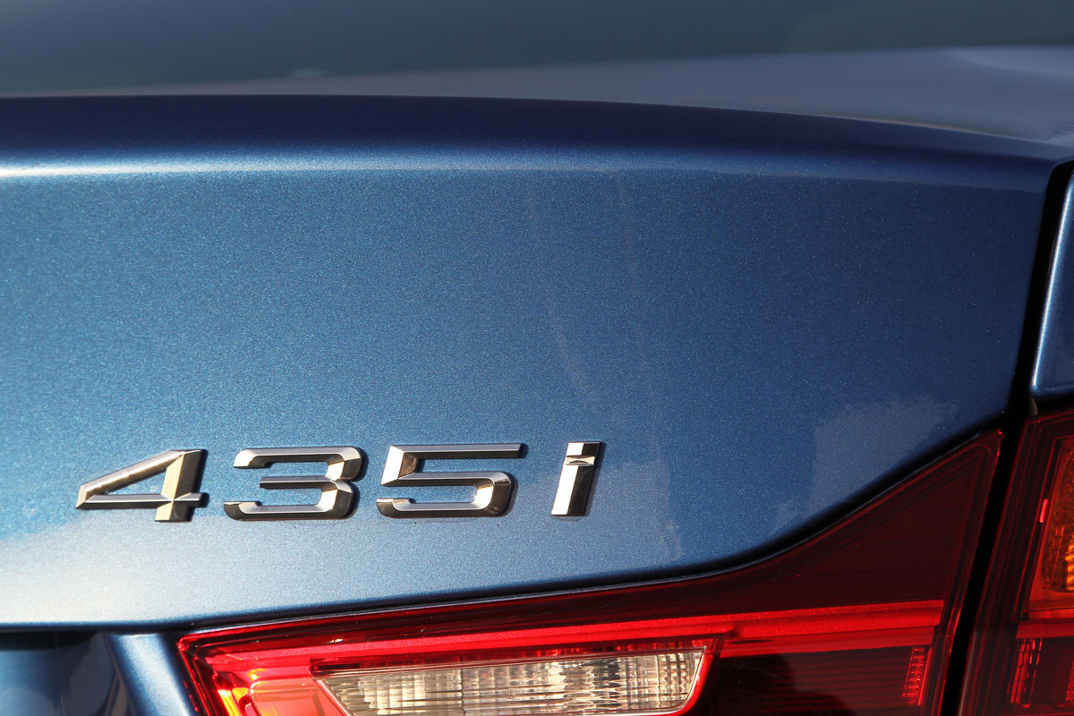 BMW 435i badge