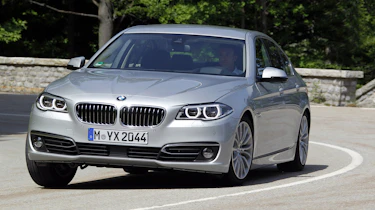 BMW 530d cornering action