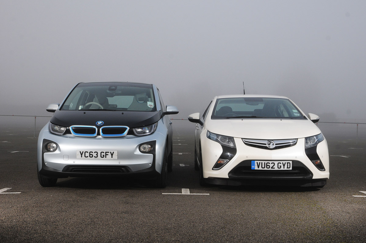 BMW i3 vs Vauxhall Ampera
