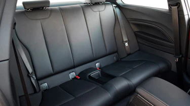 BMW M235i 2014 rear seats