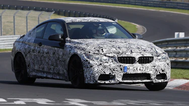 BMW M4 coupe front three quarter