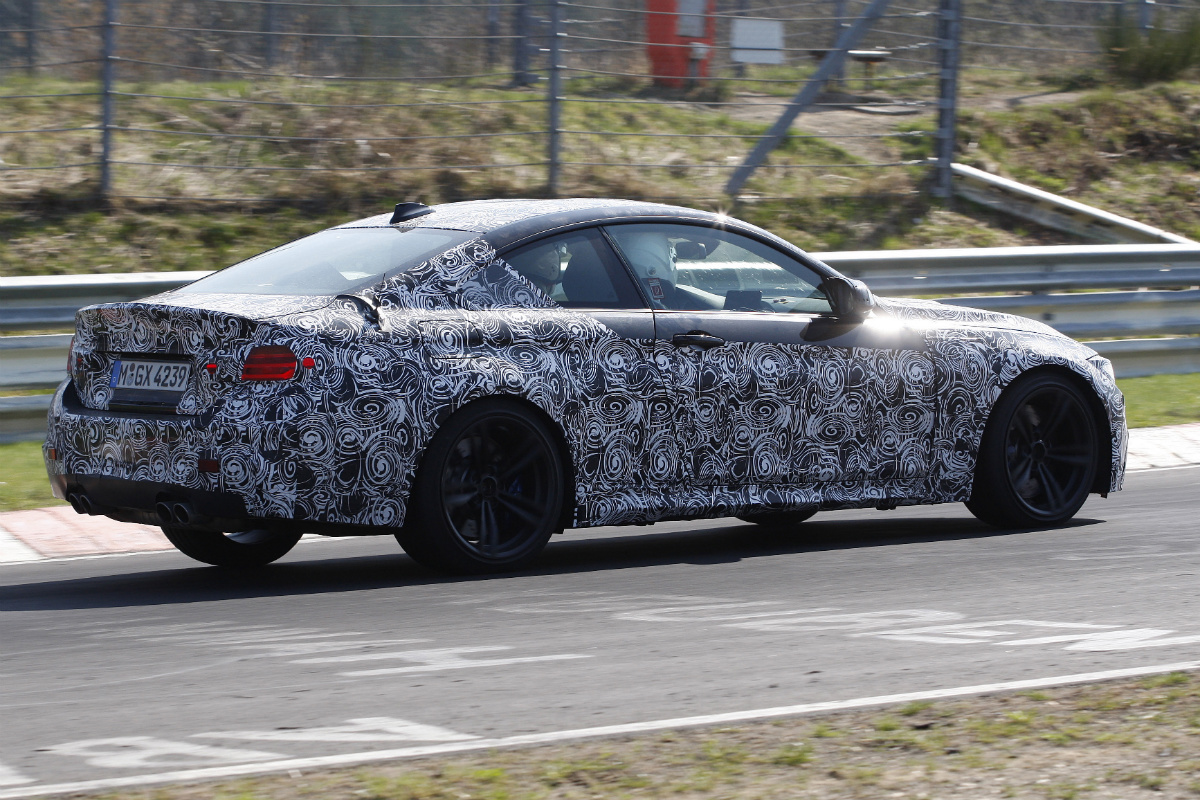 BMW M4 Coupe rear three quarter