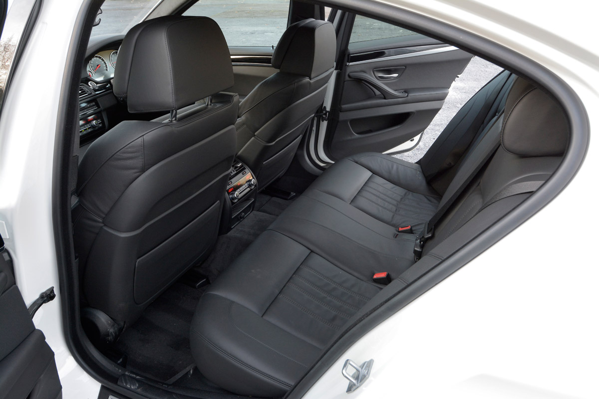 BMW M5 Competition Pack rear seats