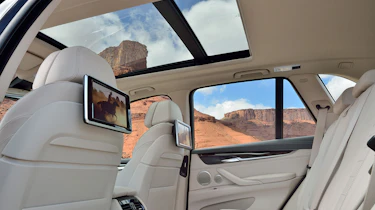 BMW X5 50i Rear seats