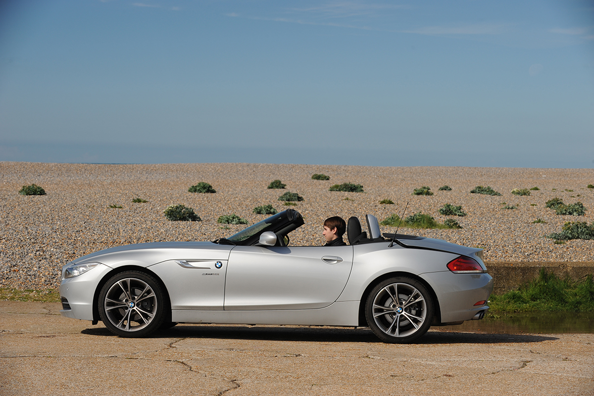 BMW Z4 roof down