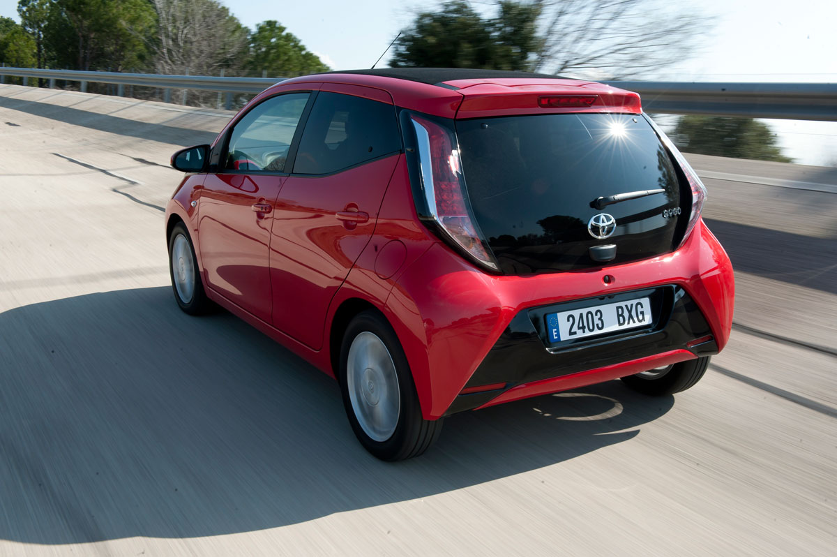Toyota Aygo rear driving