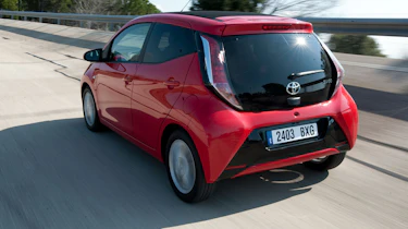 Toyota Aygo rear driving