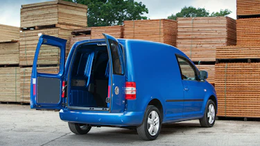 Volkswagen Caddy rear doors open