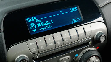Chevrolet Camaro dash detail