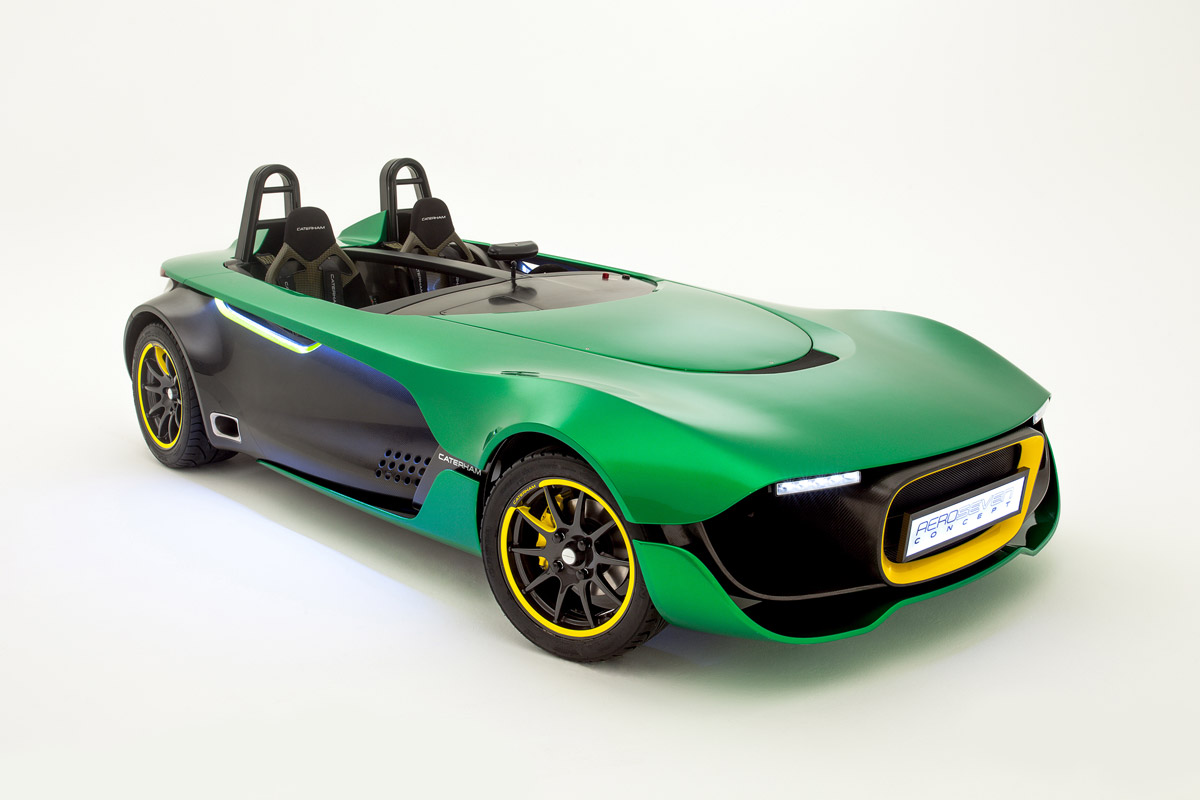 caterham aeroseven concept front three quarter