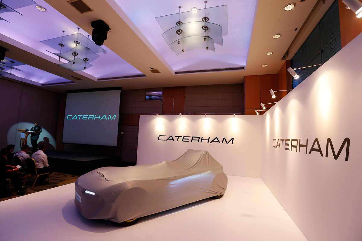 Caterham launch cover