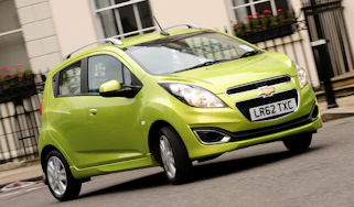 Chevrolet Spark LTZ front cornering