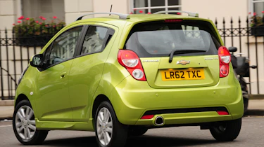 Chevrolet Spark LTZ rear cornering