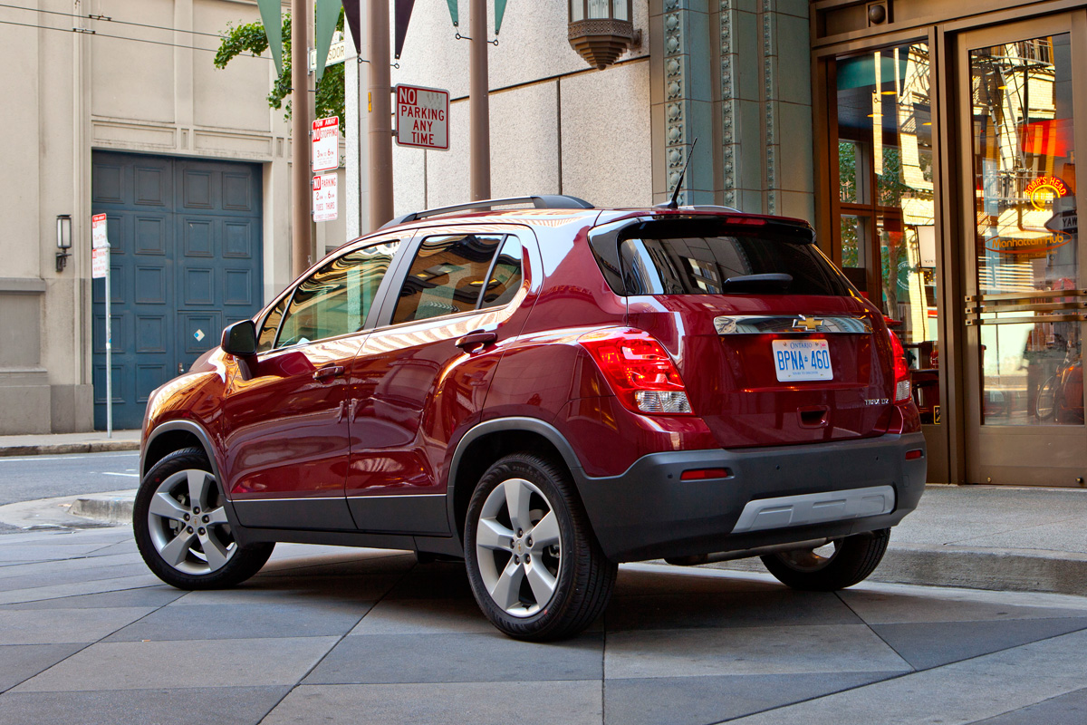 Chevrolet Trax rear three-quarters