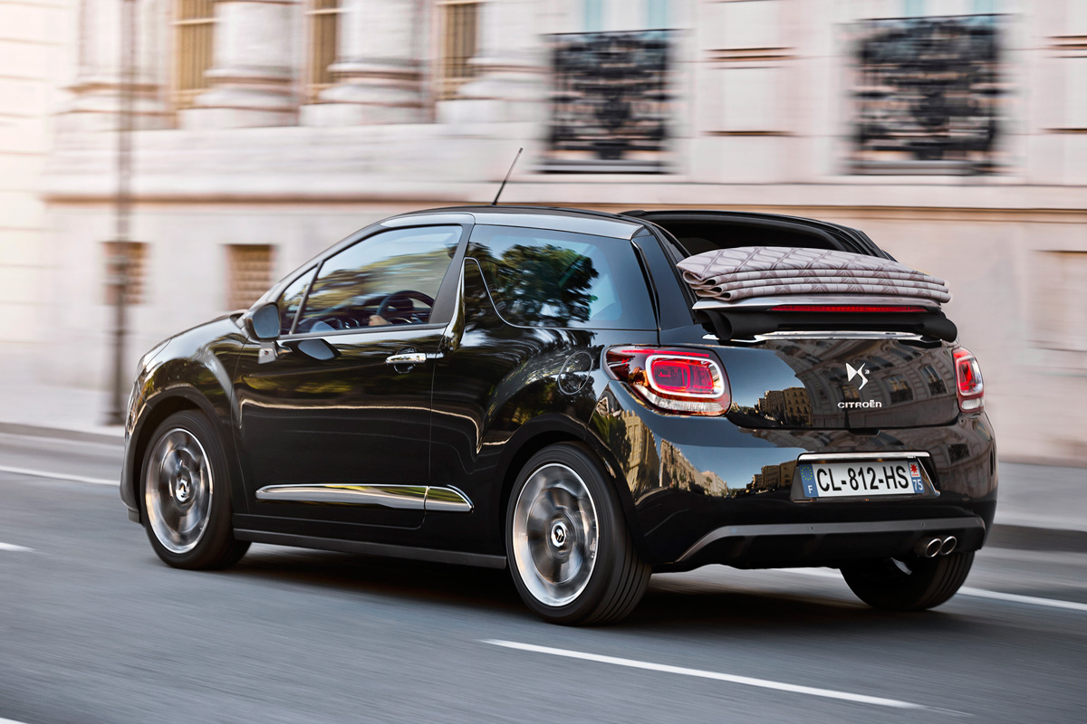 Citroen DS3 Cabrio 1.6 THP rear tracking