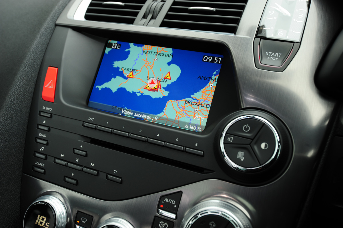 Citroen DS5 Hybrid4 sat-nav