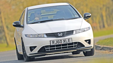 Honda Civic front cornering