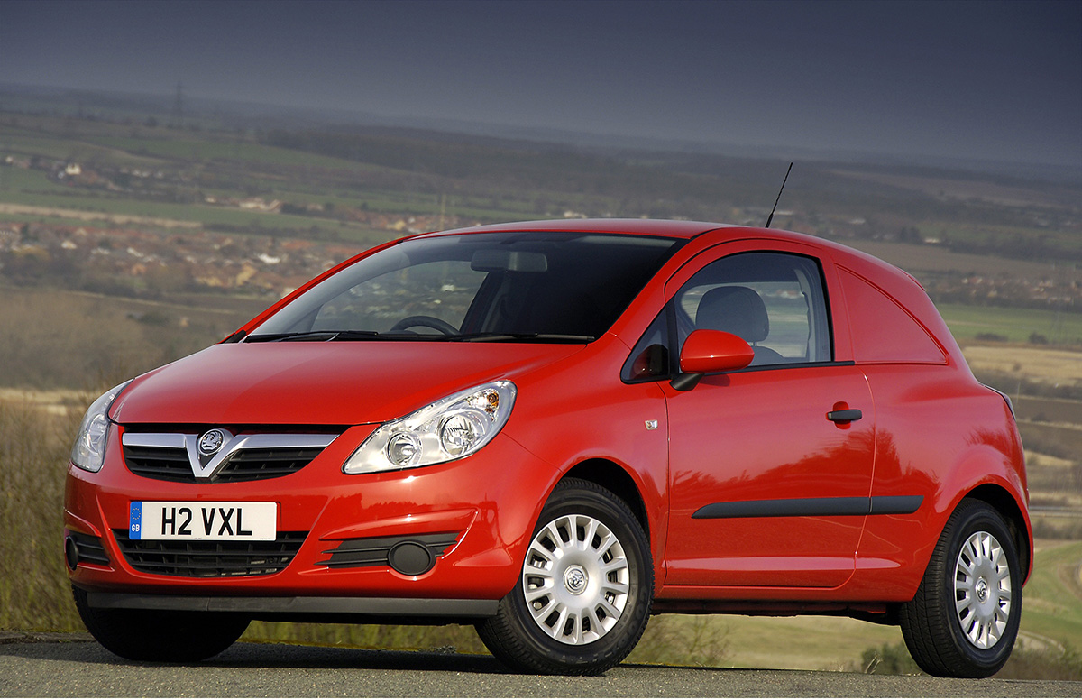 Vauxhall Corsavan front