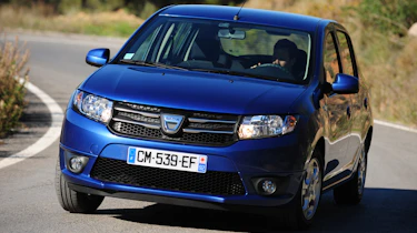 Dacia Sandero front cornering