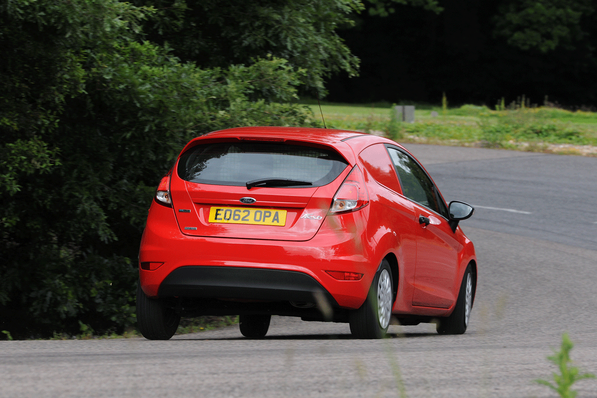 Ford Fiesta Van rear view
