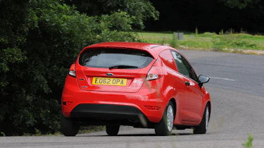 Ford Fiesta Van rear view