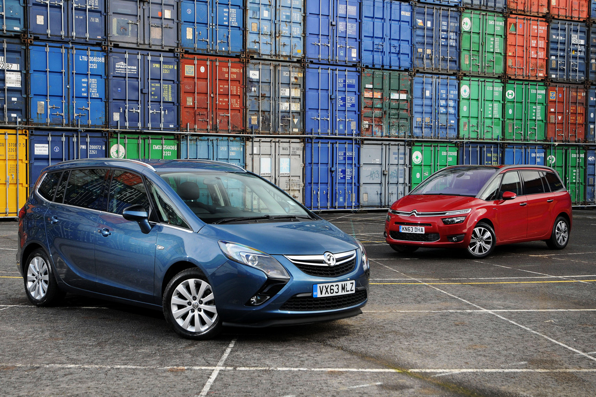 Citroen Grand C4 Picasso vs Vauxhall Zafira Tourer pictures