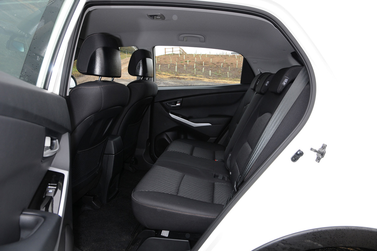 SsangYong Korando rear seats