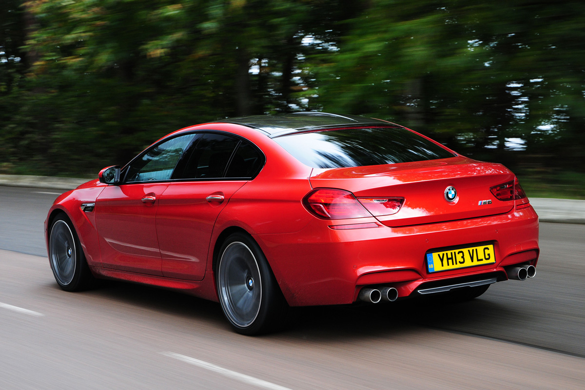 BMW M6 Gran Coupe rear tracking