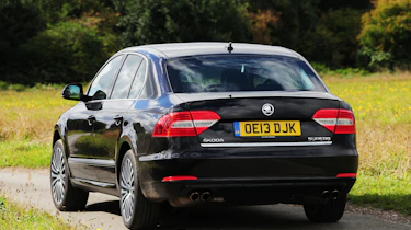 Skoda Superb 4x4 rear view