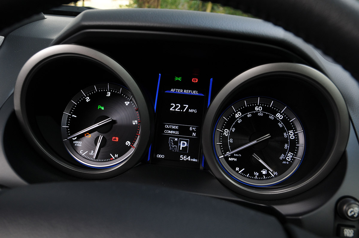 New Toyota Land Cruiser 2014 dials
