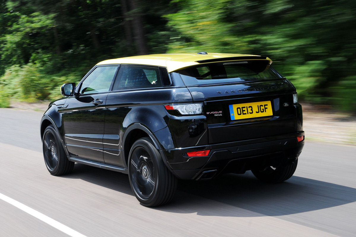 Range Rover Evoque rear action
