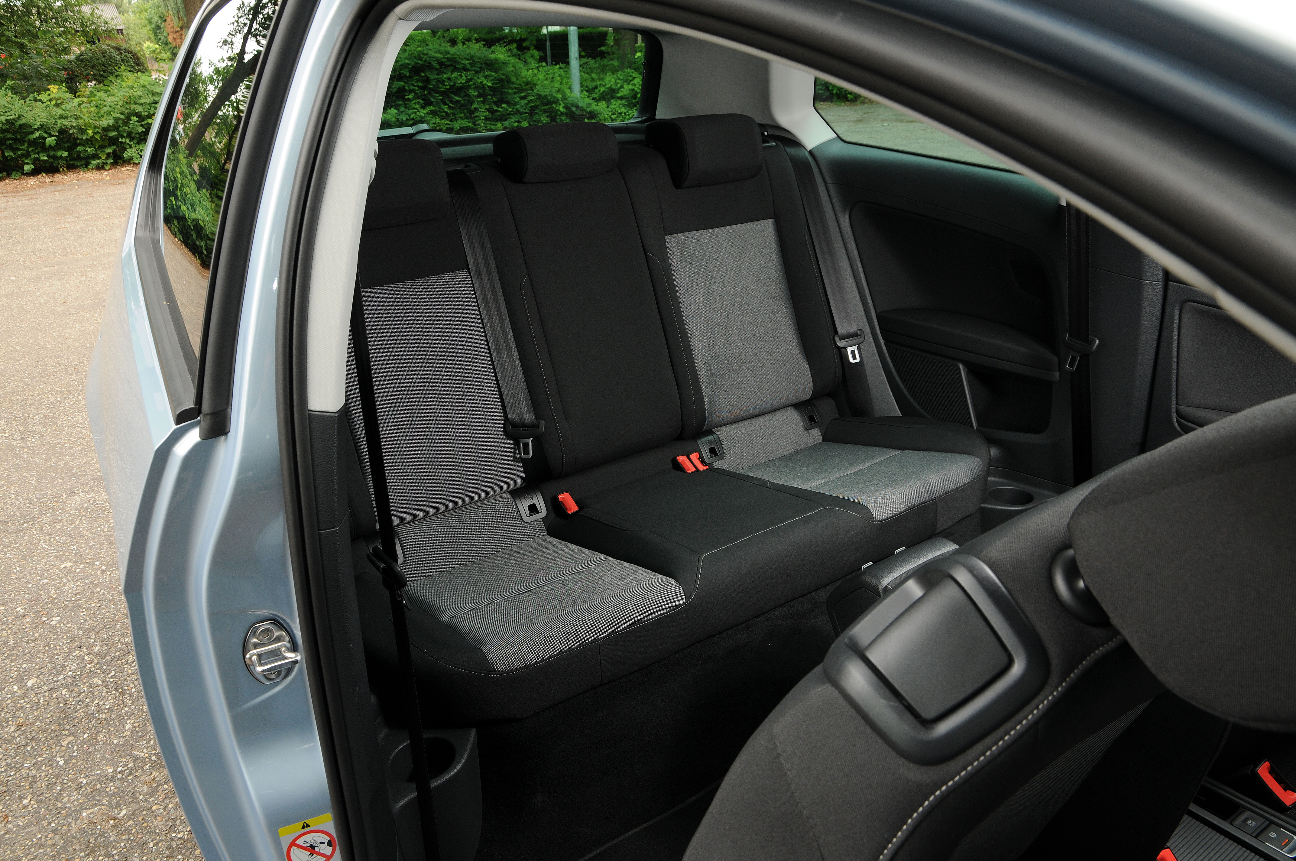 VW Golf BlueMotion rear seats