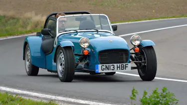 Caterham Seven 160 front action