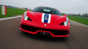 Ferrari 458 Speciale head on