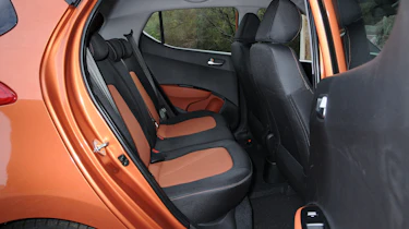 Hyundai i10 rear seats