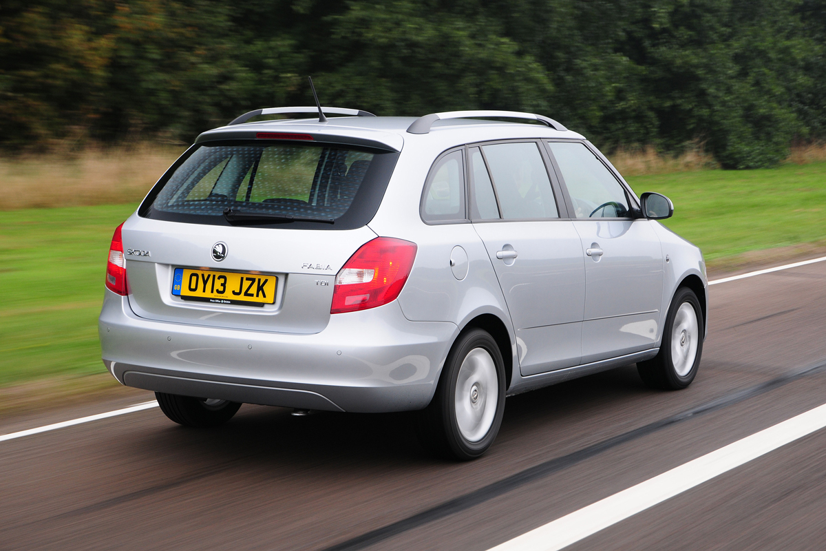 Skoda Fabia Estate rear action