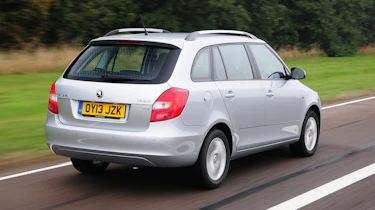 Skoda Fabia Estate rear action