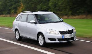 Skoda Fabia Estate front action