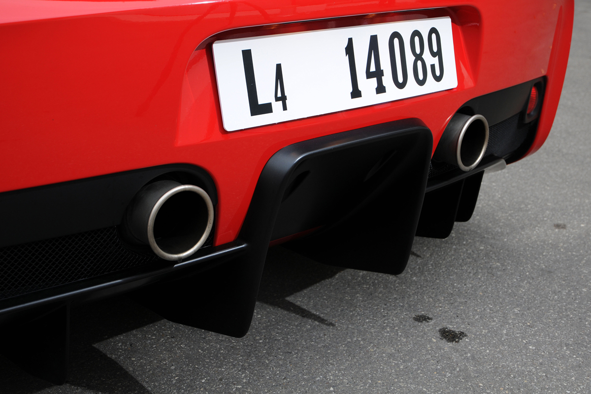 Ferrari 458 Speciale exhaust